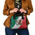 Eagle Devouring Snake Mexican Emblem Personalized Shoulder Handbag Grunge Flag Style