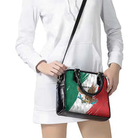 Eagle Devouring Snake Mexican Emblem Personalized Shoulder Handbag Grunge Flag Style