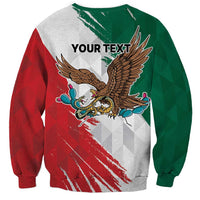 Eagle Devouring Snake Mexican Emblem Personalized Sweatshirt Grunge Flag Style