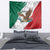 Eagle Devouring Snake Mexican Emblem Personalized Tapestry Grunge Flag Style