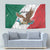 Eagle Devouring Snake Mexican Emblem Personalized Tapestry Grunge Flag Style