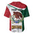 Eagle Devouring Snake Mexican Emblem Personalized Baseball Jersey Sporty Style