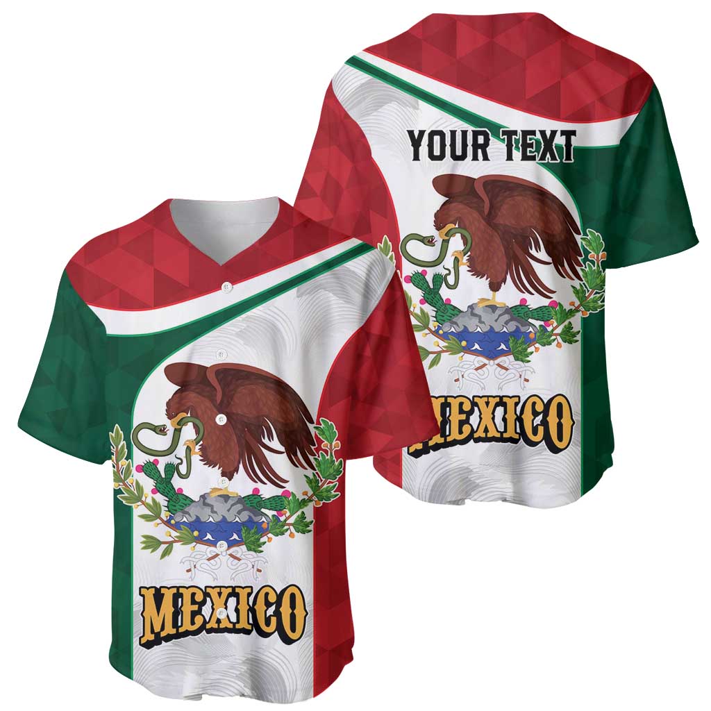 Eagle Devouring Snake Mexican Emblem Personalized Baseball Jersey Sporty Style