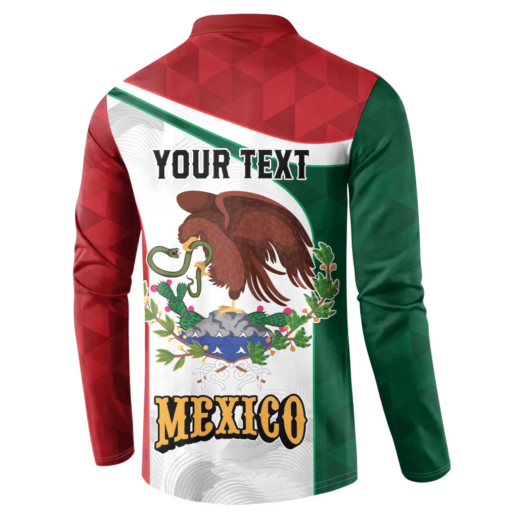 Eagle Devouring Snake Mexican Emblem Personalized Button Sweatshirt Sporty Style