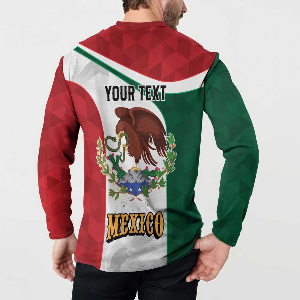 Eagle Devouring Snake Mexican Emblem Personalized Button Sweatshirt Sporty Style