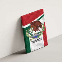 Eagle Devouring Snake Mexican Emblem Personalized Canvas Wall Art Sporty Style