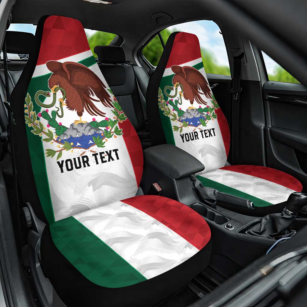 Eagle Devouring Snake Mexican Emblem Personalized Car Seat Cover Sporty Style