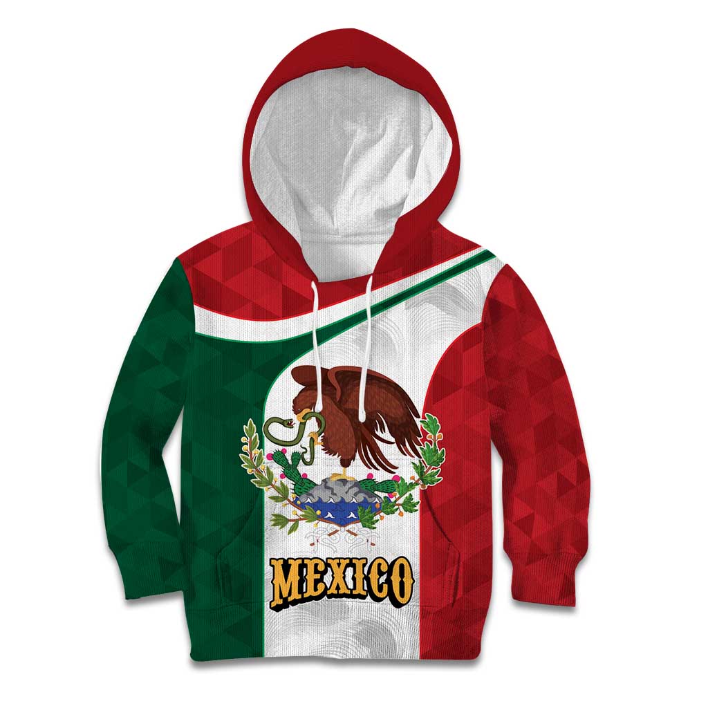 Eagle Devouring Snake Mexican Emblem Personalized Kid Hoodie Sporty Style