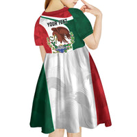 Eagle Devouring Snake Mexican Emblem Personalized Kid Short Sleeve Dress Sporty Style
