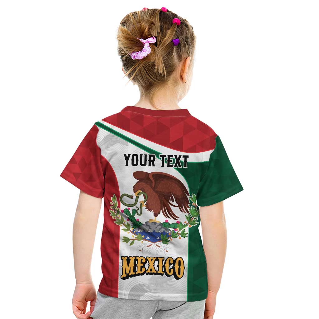 Eagle Devouring Snake Mexican Emblem Personalized Kid T Shirt Sporty Style