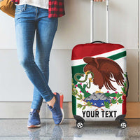 Eagle Devouring Snake Mexican Emblem Personalized Luggage Cover Sporty Style