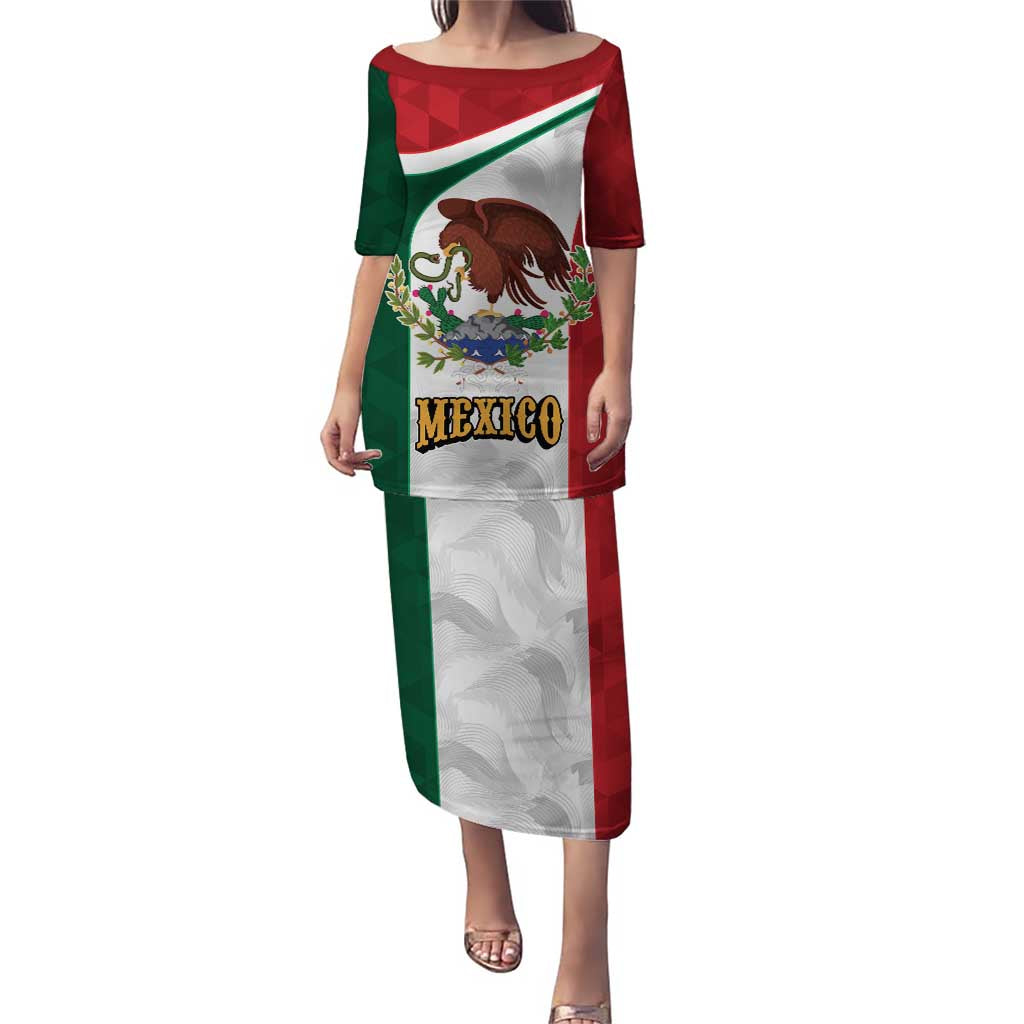 Eagle Devouring Snake Mexican Emblem Personalized Puletasi Sporty Style