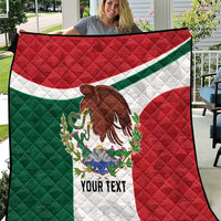 Eagle Devouring Snake Mexican Emblem Personalized Quilt Sporty Style