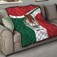 Eagle Devouring Snake Mexican Emblem Personalized Quilt Sporty Style