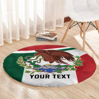 Eagle Devouring Snake Mexican Emblem Personalized Round Carpet Sporty Style