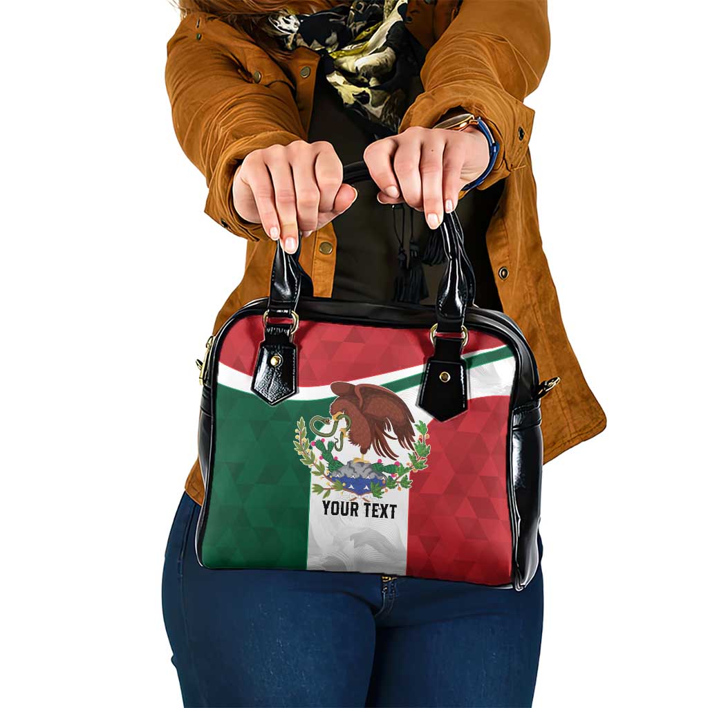 Eagle Devouring Snake Mexican Emblem Personalized Shoulder Handbag Sporty Style