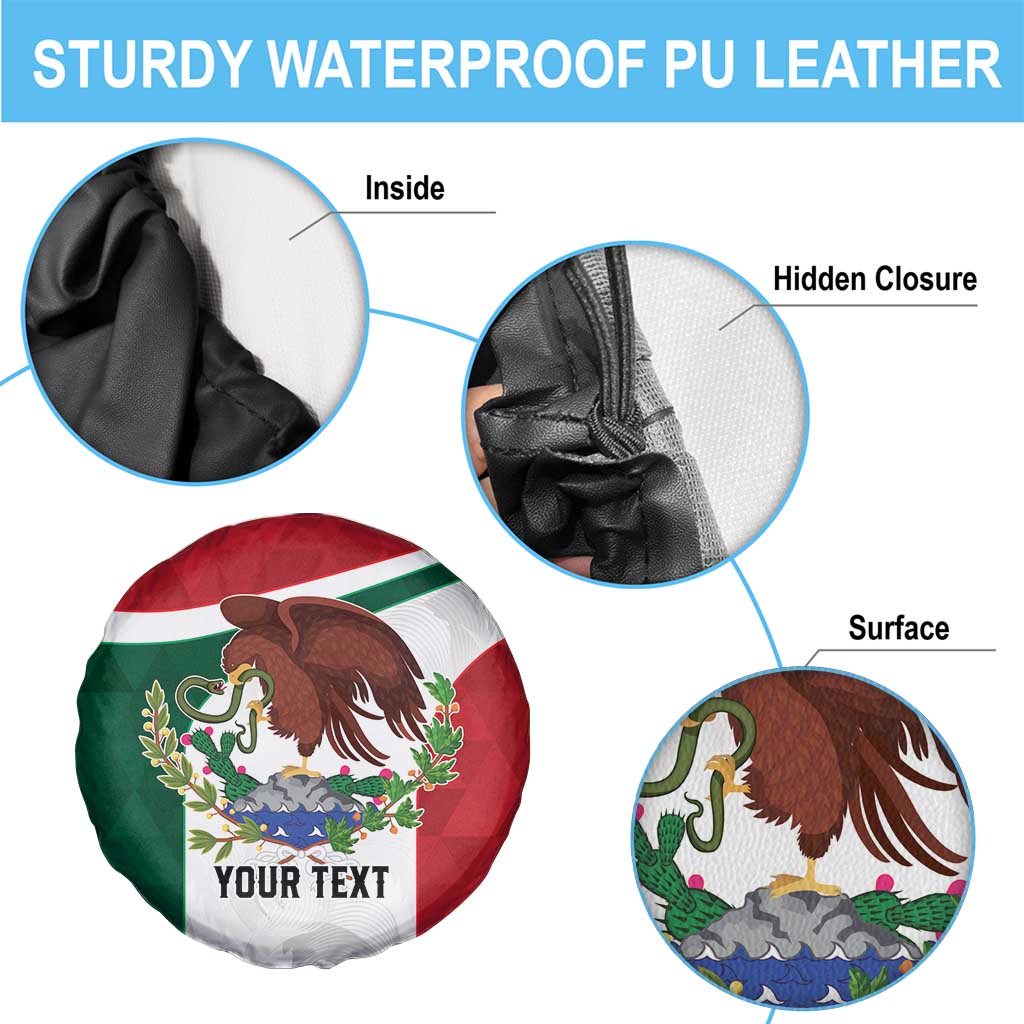 Eagle Devouring Snake Mexican Emblem Personalized Spare Tire Cover Sporty Style