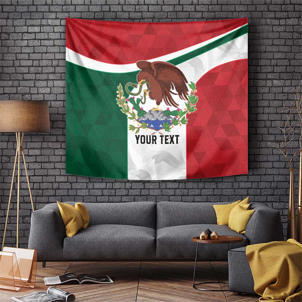 Eagle Devouring Snake Mexican Emblem Personalized Tapestry Sporty Style
