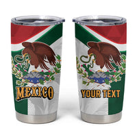 Eagle Devouring Snake Mexican Emblem Personalized Tumbler Cup Sporty Style