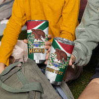 Eagle Devouring Snake Mexican Emblem Personalized Tumbler Cup Sporty Style
