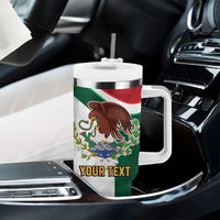 Eagle Devouring Snake Mexican Emblem Personalized Tumbler With Handle Sporty Style