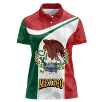 Eagle Devouring Snake Mexican Emblem Personalized Women Polo Shirt Sporty Style