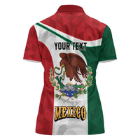 Eagle Devouring Snake Mexican Emblem Personalized Women Polo Shirt Sporty Style