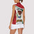 Eagle Devouring Snake Mexican Emblem Personalized Women Sleeveless Polo Shirt Sporty Style