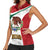 Eagle Devouring Snake Mexican Emblem Personalized Women Sleeveless Polo Shirt Sporty Style