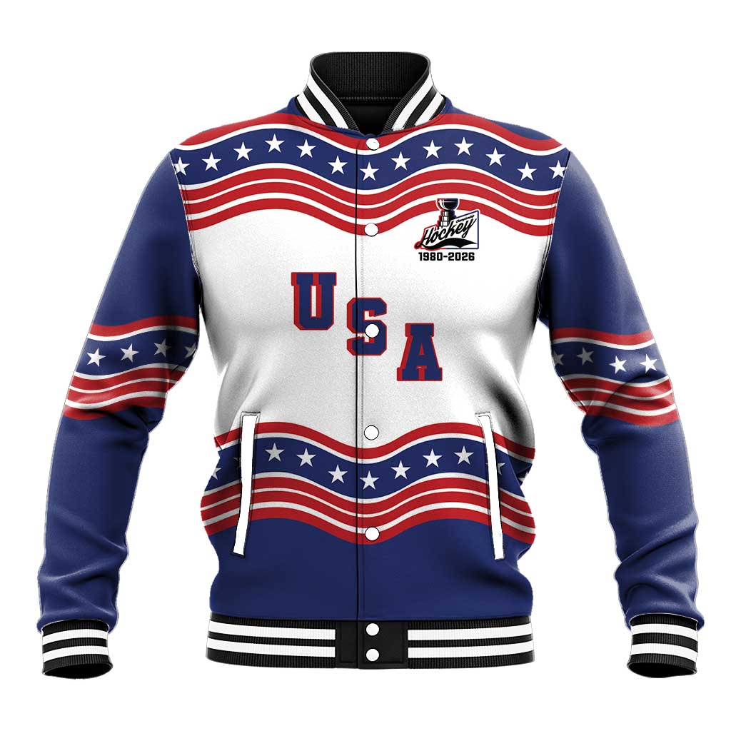 Celebrate United States Hockey's First Gold in 46 years Baseball Jacket