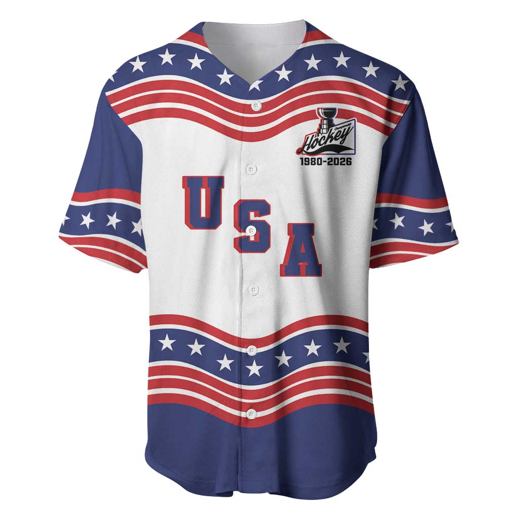 Celebrate United States Hockey's First Gold in 46 years Baseball Jersey