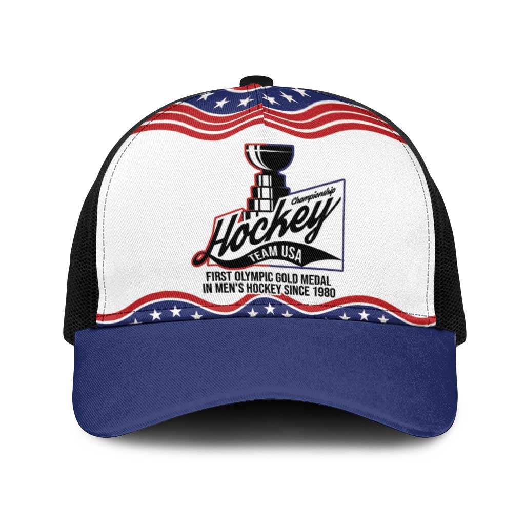 Celebrate United States Hockey's First Gold in 46 years Baseball Net Cap