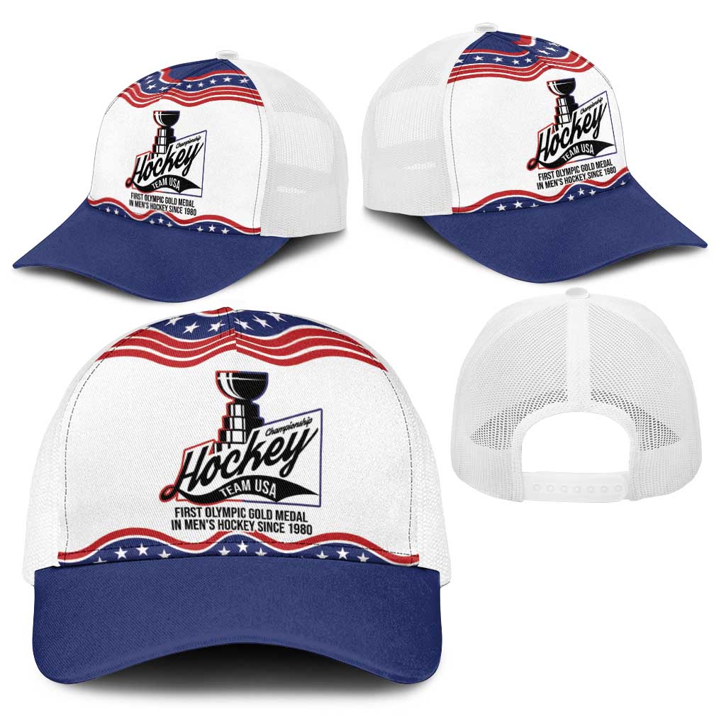 Celebrate United States Hockey's First Gold in 46 years Baseball Net Cap