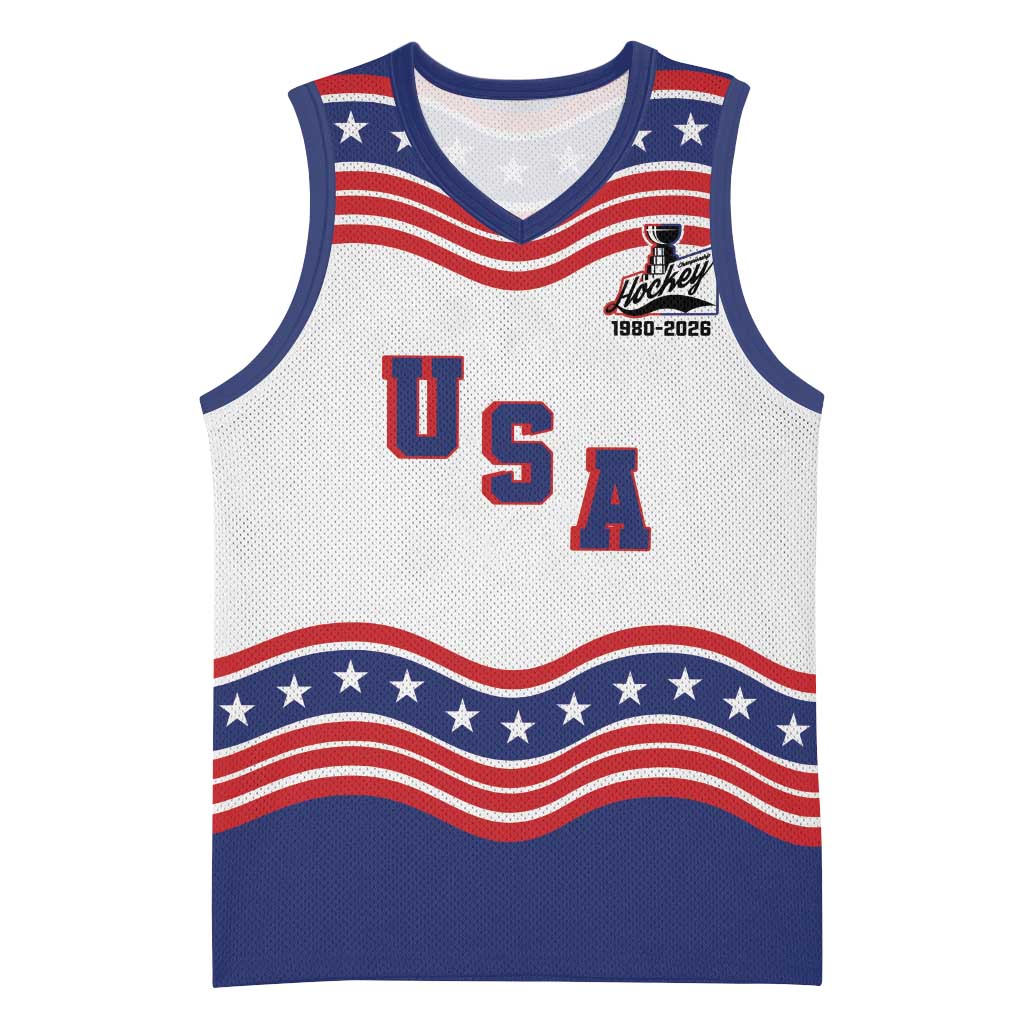 Celebrate United States Hockey's First Gold in 46 years Basketball Jersey