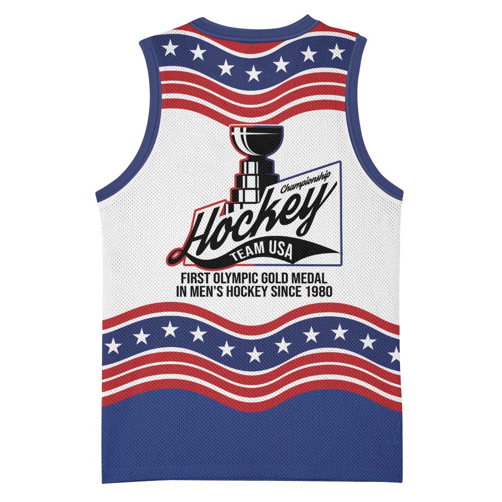 Celebrate United States Hockey's First Gold in 46 years Basketball Jersey
