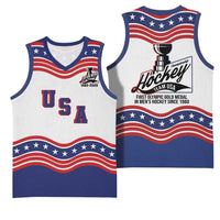 Celebrate United States Hockey's First Gold in 46 years Basketball Jersey
