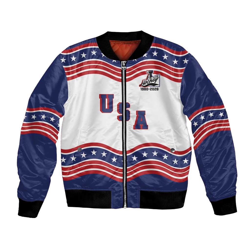 Celebrate United States Hockey's First Gold in 46 years Bomber Jacket