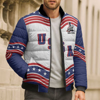Celebrate United States Hockey's First Gold in 46 years Bomber Puffer Jacket
