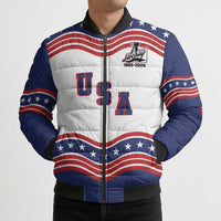 Celebrate United States Hockey's First Gold in 46 years Bomber Puffer Jacket