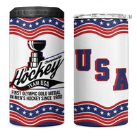 Celebrate United States Hockey's First Gold in 46 years 4 in 1 Can Cooler Tumbler