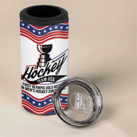 Celebrate United States Hockey's First Gold in 46 years 4 in 1 Can Cooler Tumbler