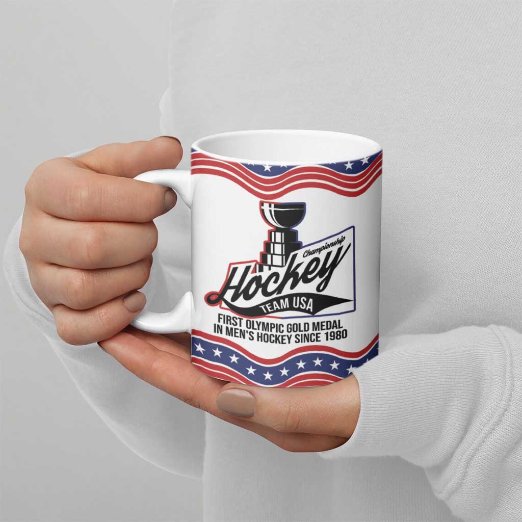 Celebrate United States Hockey's First Gold in 46 years Ceramic Mug