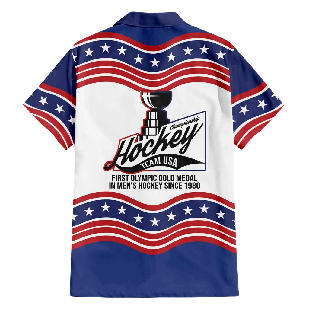 Celebrate United States Hockey's First Gold in 46 years Hawaiian Shirt