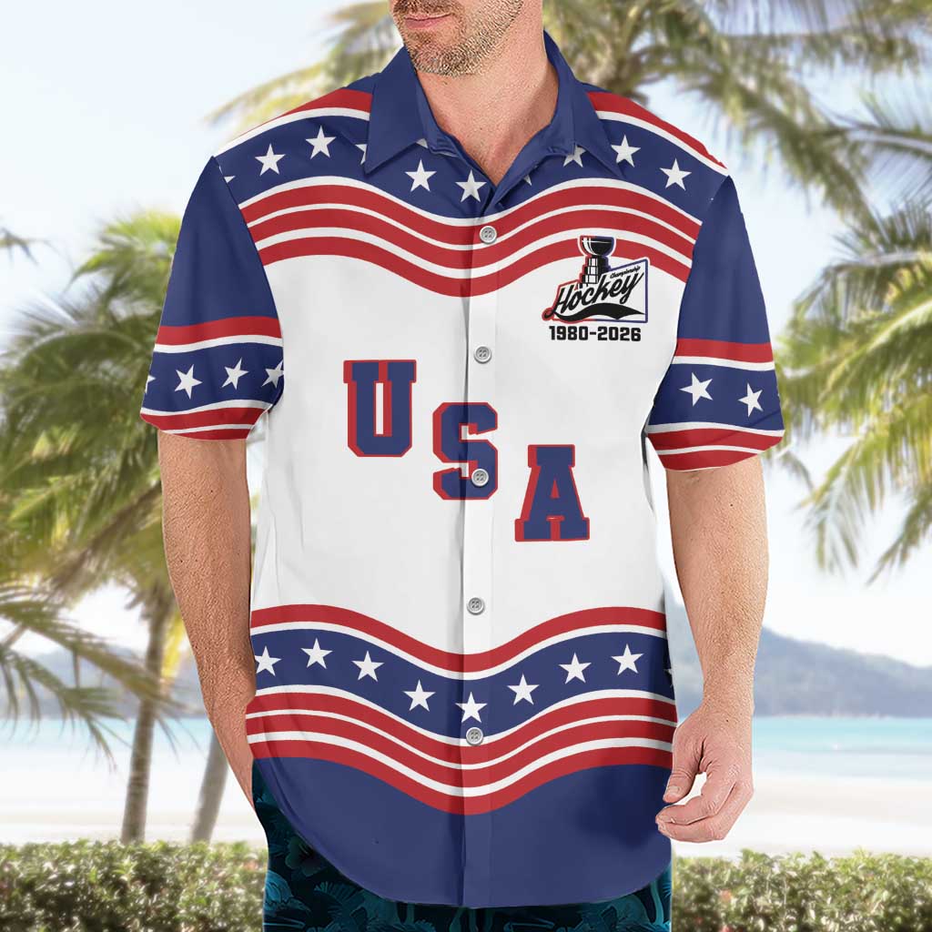 Celebrate United States Hockey's First Gold in 46 years Hawaiian Shirt