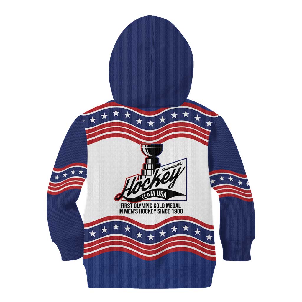 Celebrate United States Hockey's First Gold in 46 years Kid Hoodie
