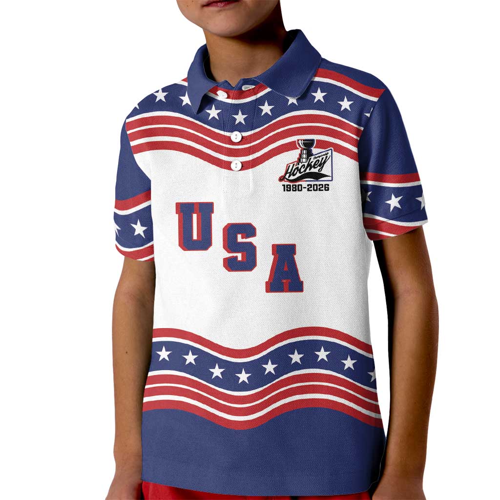 Celebrate United States Hockey's First Gold in 46 years Kid Polo Shirt