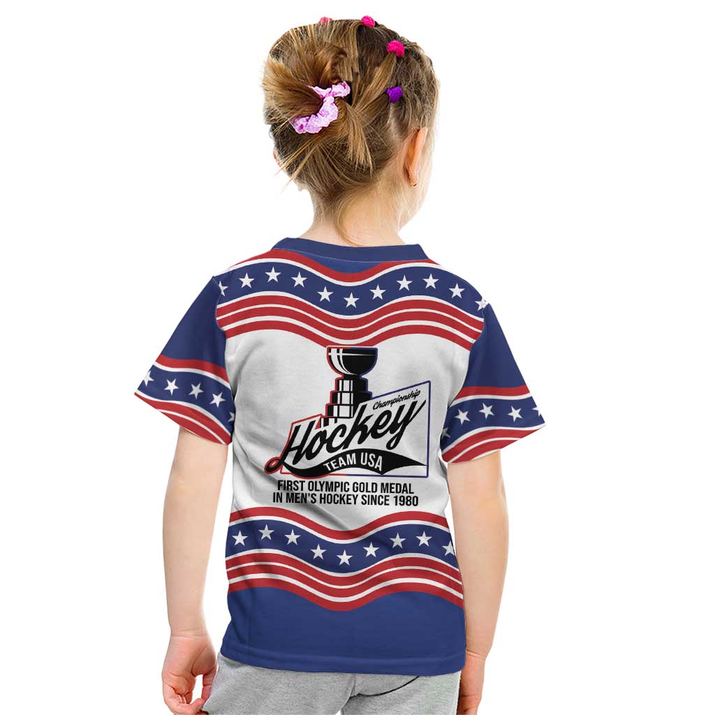 Celebrate United States Hockey's First Gold in 46 years Kid T Shirt