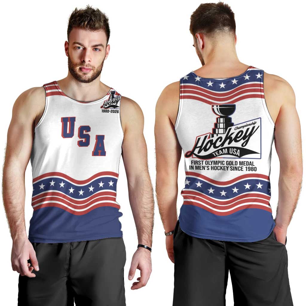 Celebrate United States Hockey's First Gold in 46 years Men Tank Top