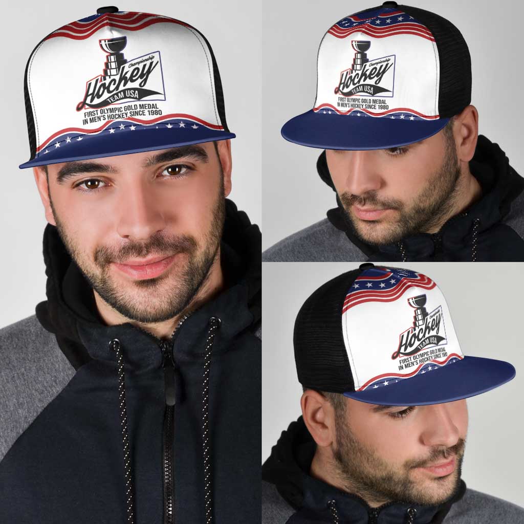 Celebrate United States Hockey's First Gold in 46 years Mesh Trucker Cap