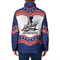 Celebrate United States Hockey's First Gold in 46 years Padded Jacket